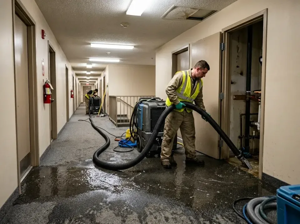 multi-unit-apartment-hallway-f-005 — frequently asked questions, Emergency Burst Pipe Water Extraction & Removal in Punta Go…